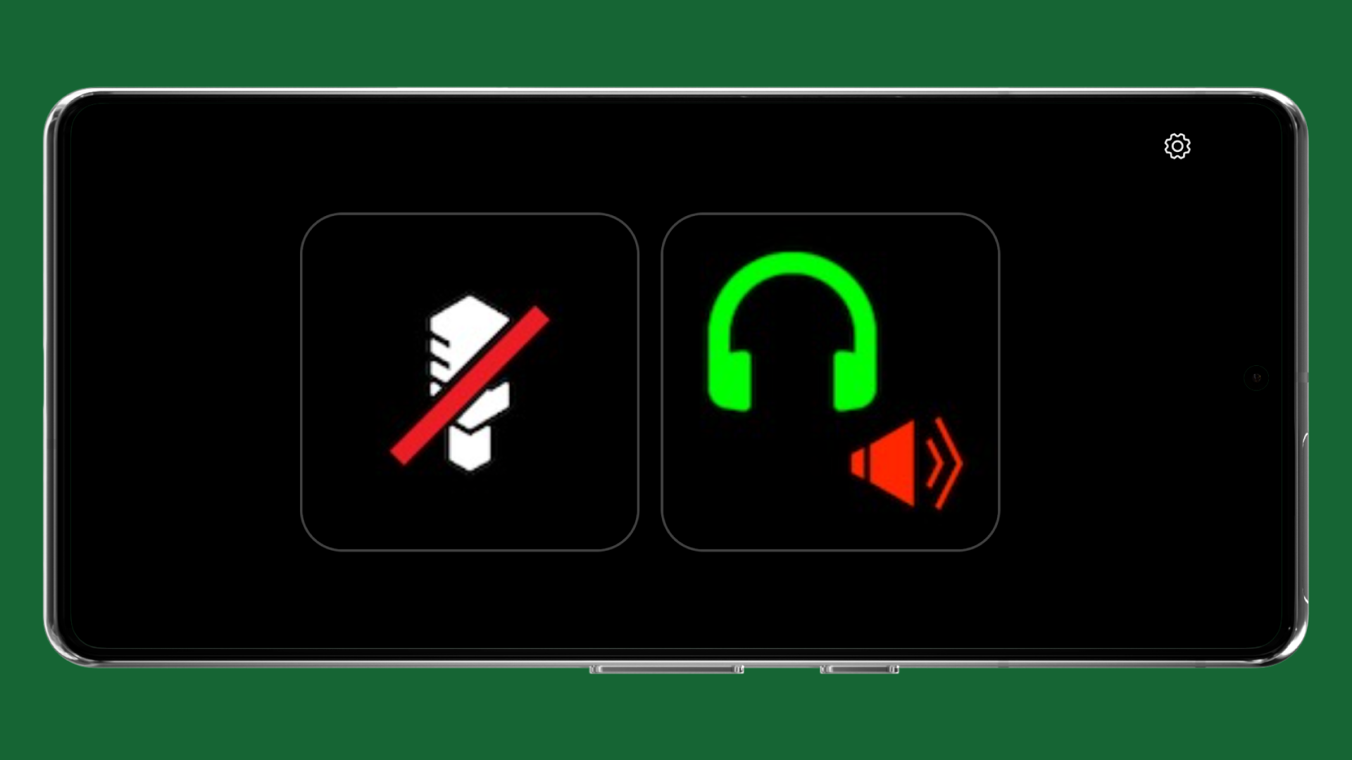 Tacto screenshot showing focused layout